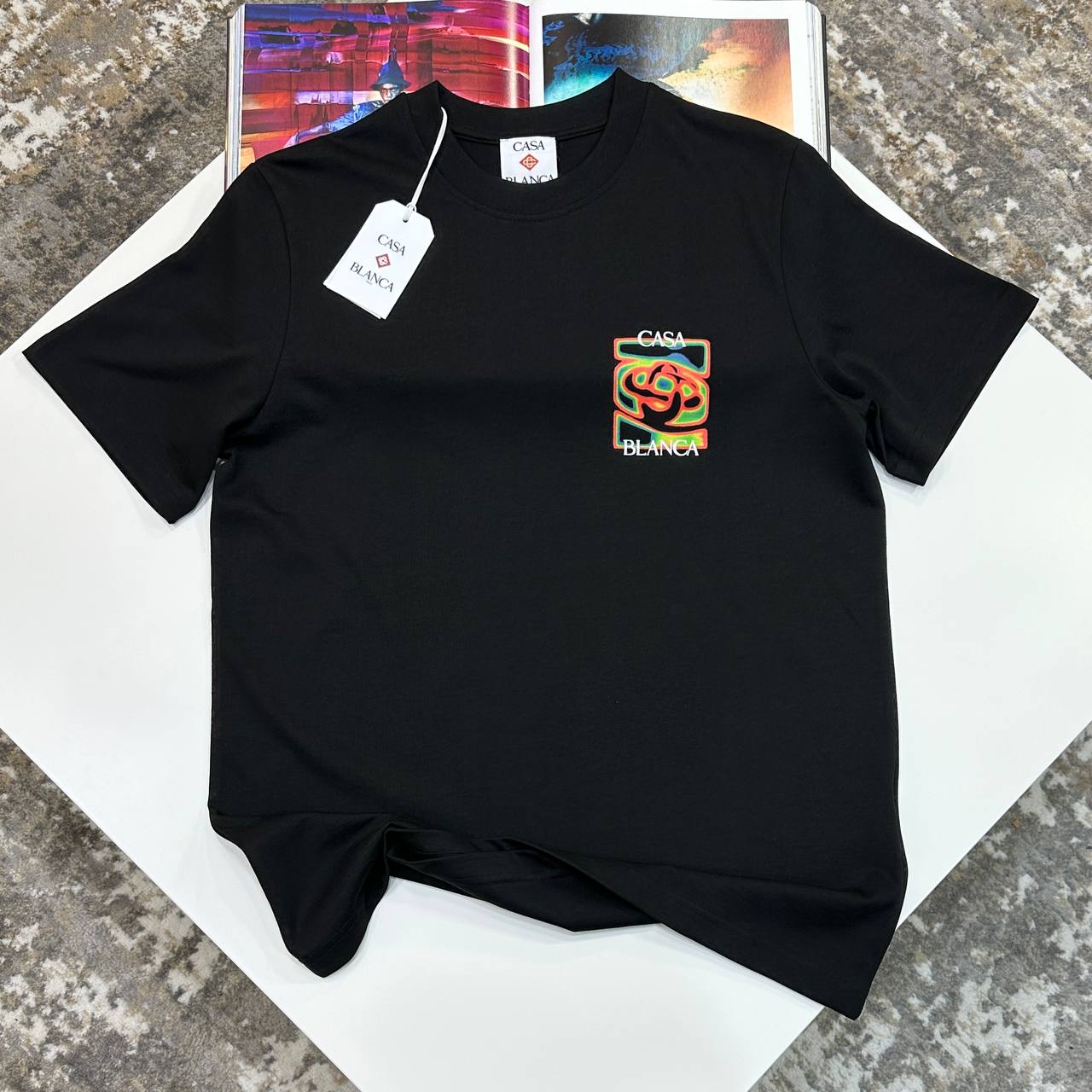 CASA HEAT MAP TSHIRT - BLACK