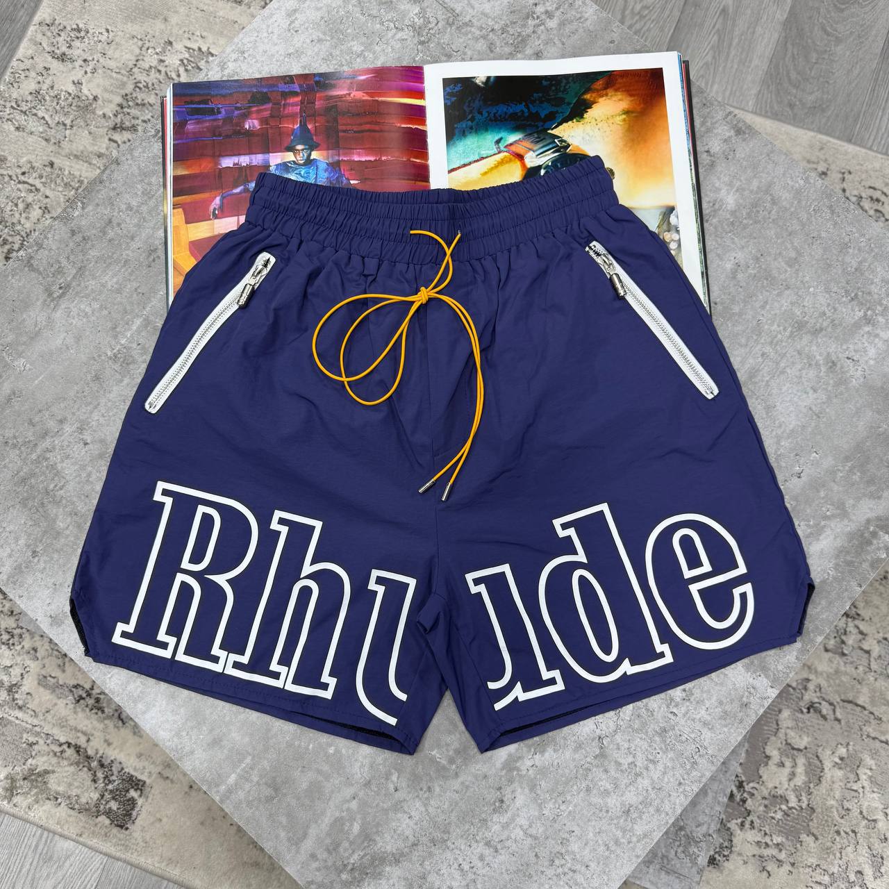 RHU TRACK SHORTS - BLUE