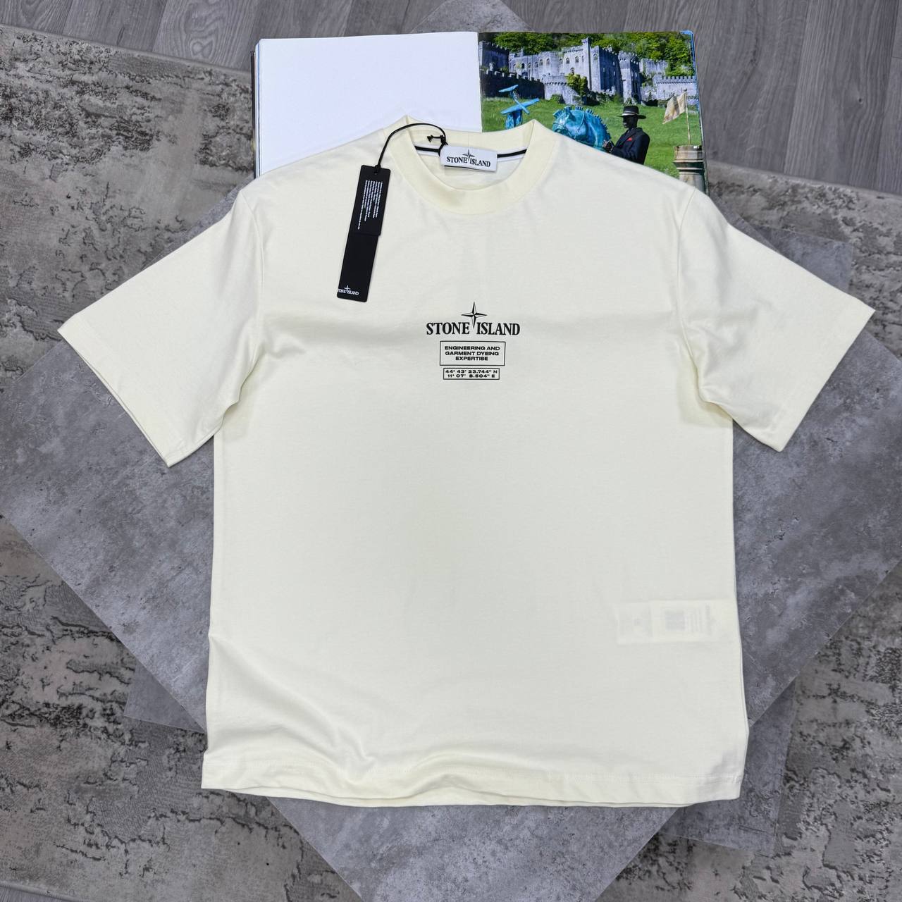 SI LOGO TSHIRT - IVORY