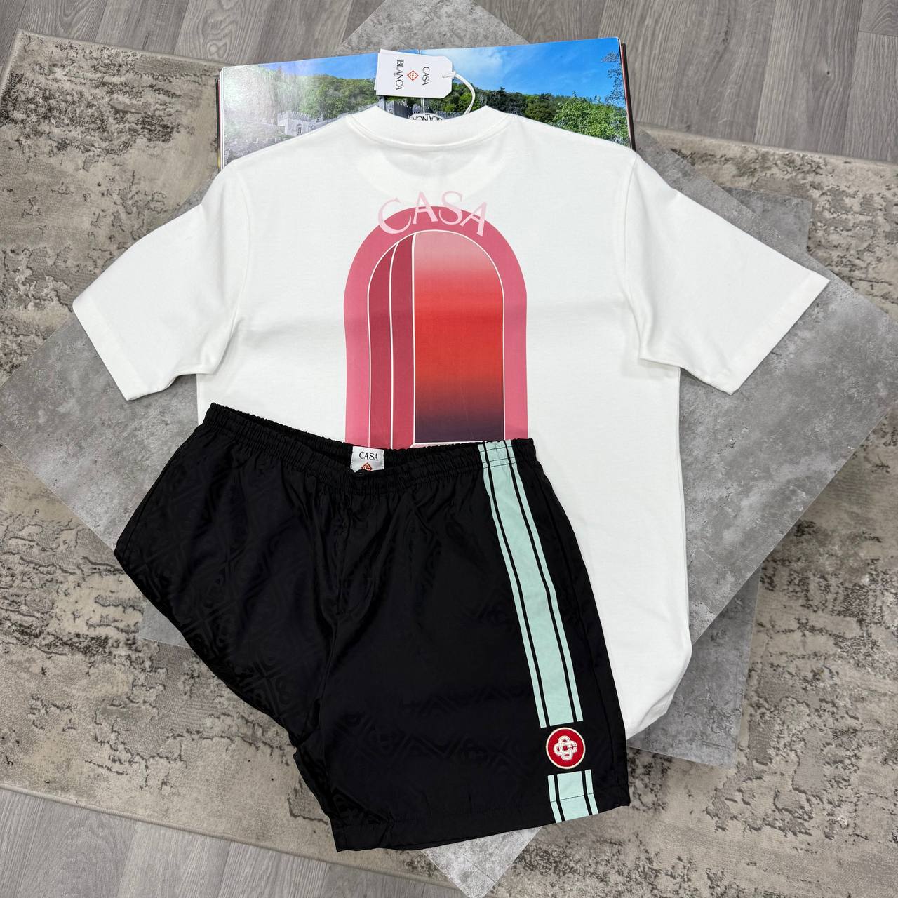 CB SHORT SETS - BLACK/ WHITE