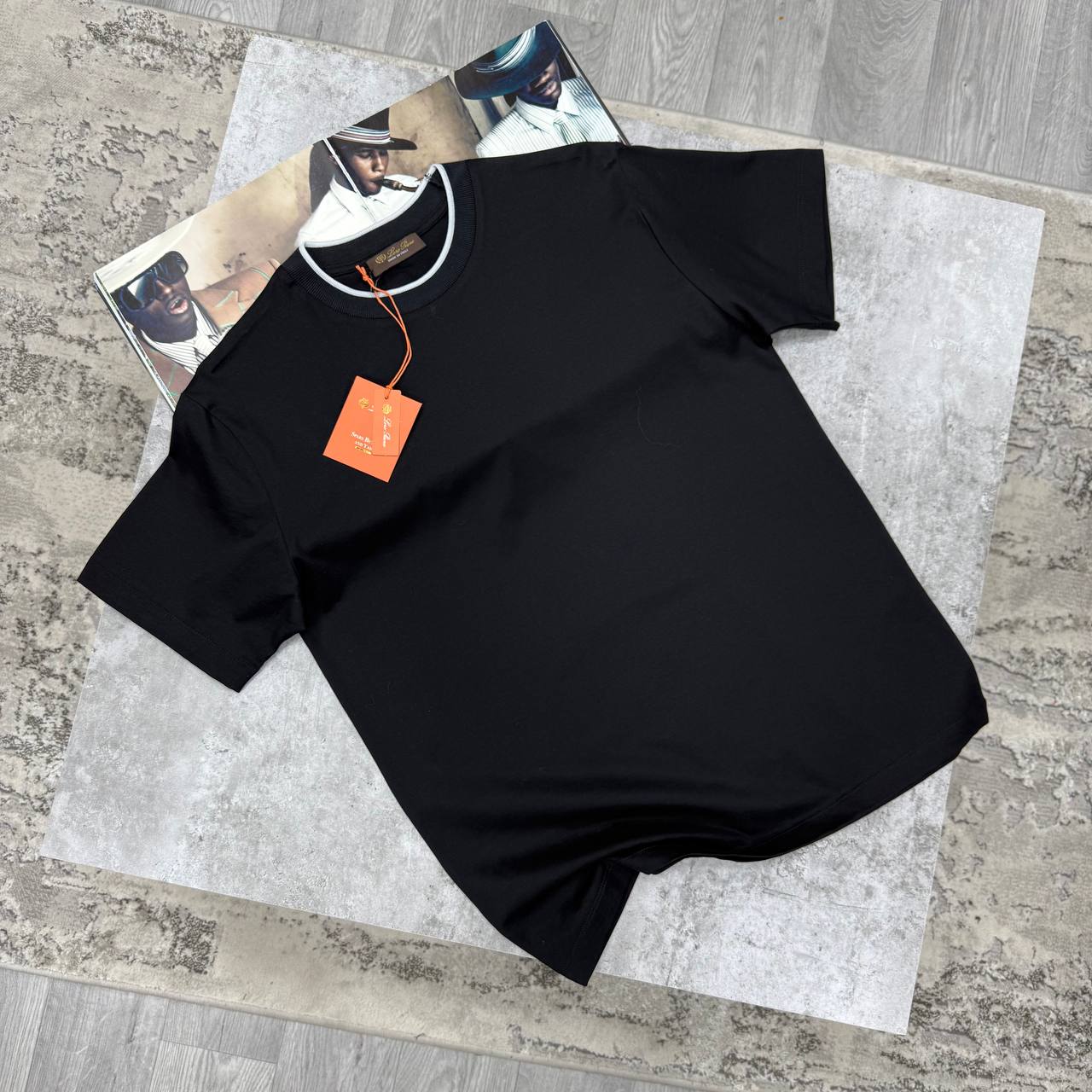 LORO PIQUÉ TSHIRT - BLACK