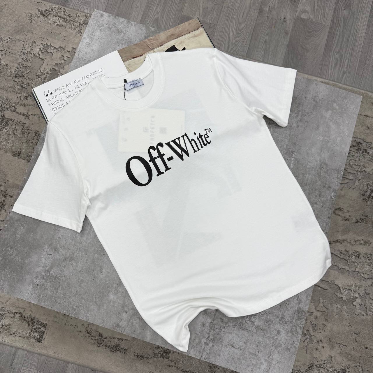 OW GRAPHIC ARROW PRINT TSHIRT - WHITE