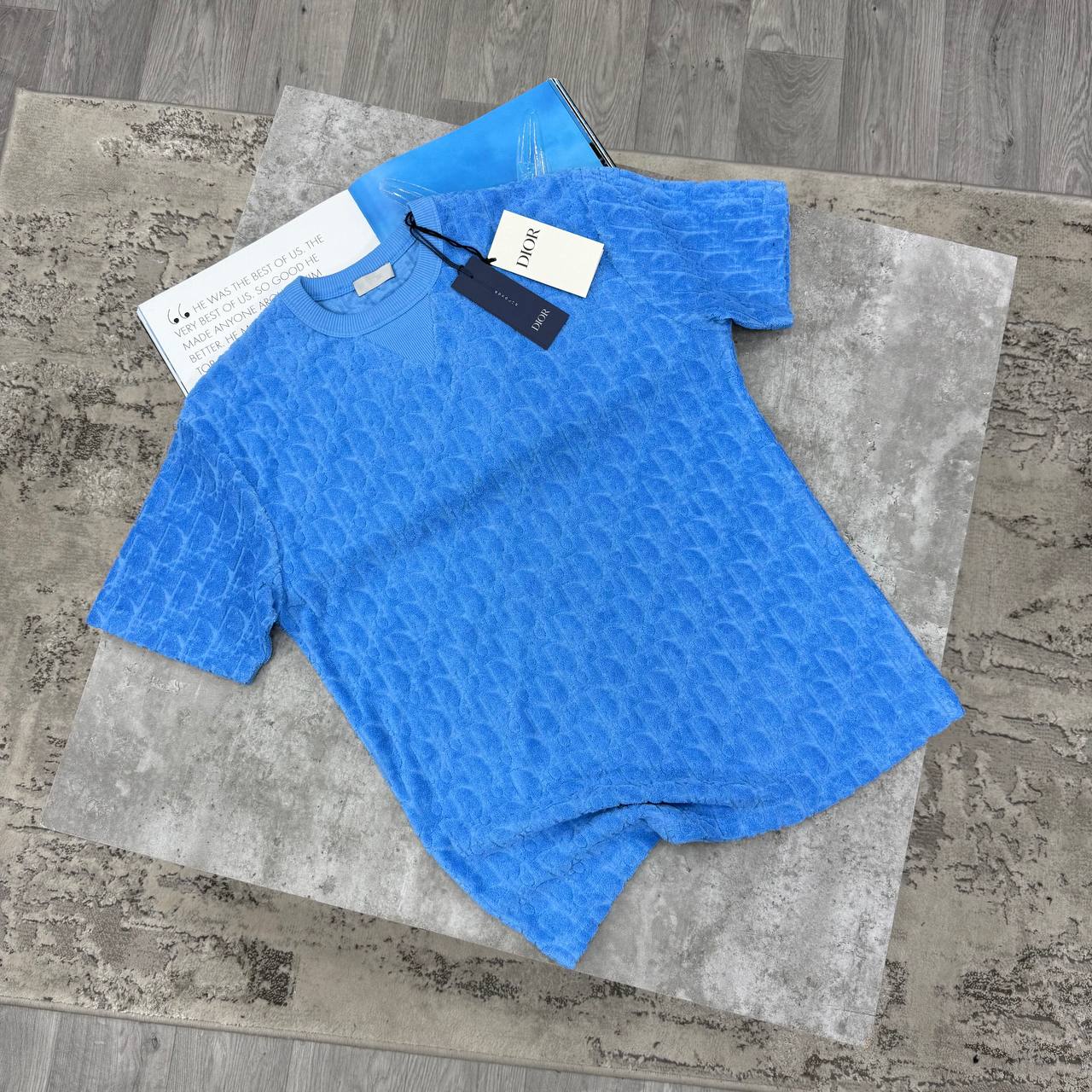 CD OBLIQUE TSHIRT - BLUE