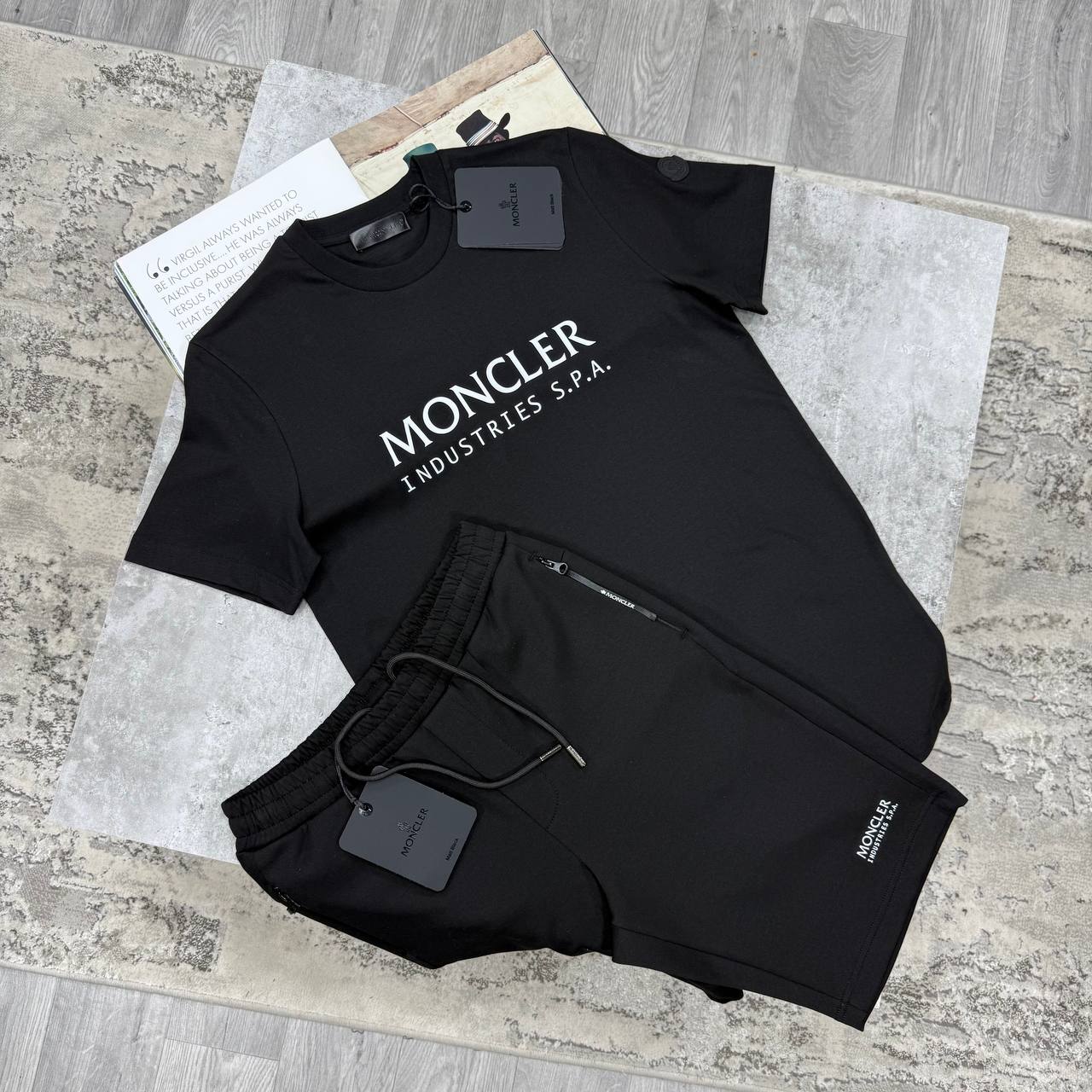 MNCLR SHORT SETS - BLACK