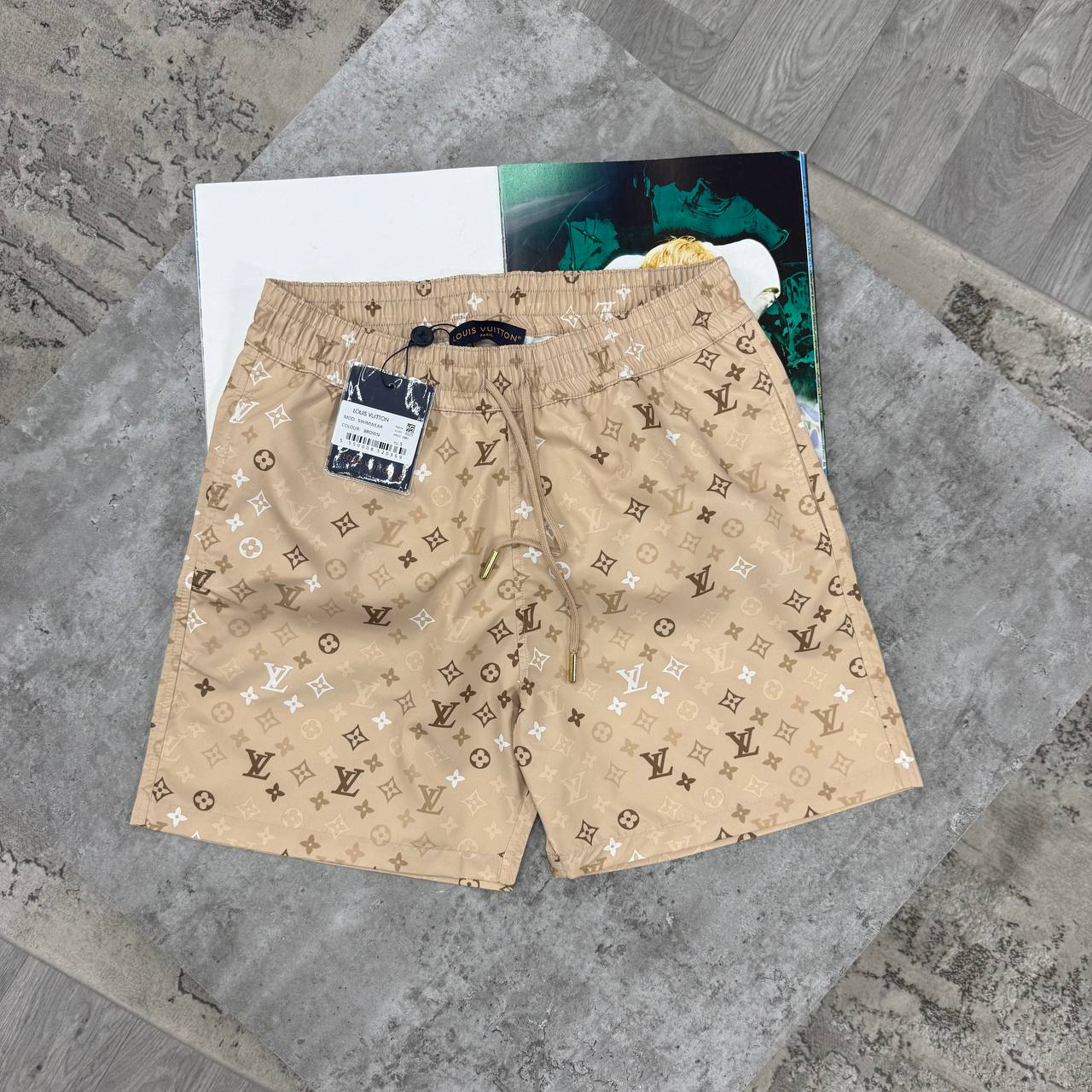 LVE SWIM SHORTS - BEIGE