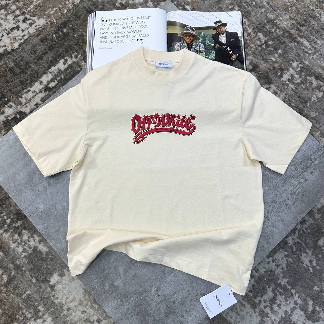 OW T SHIRT - BEIGE