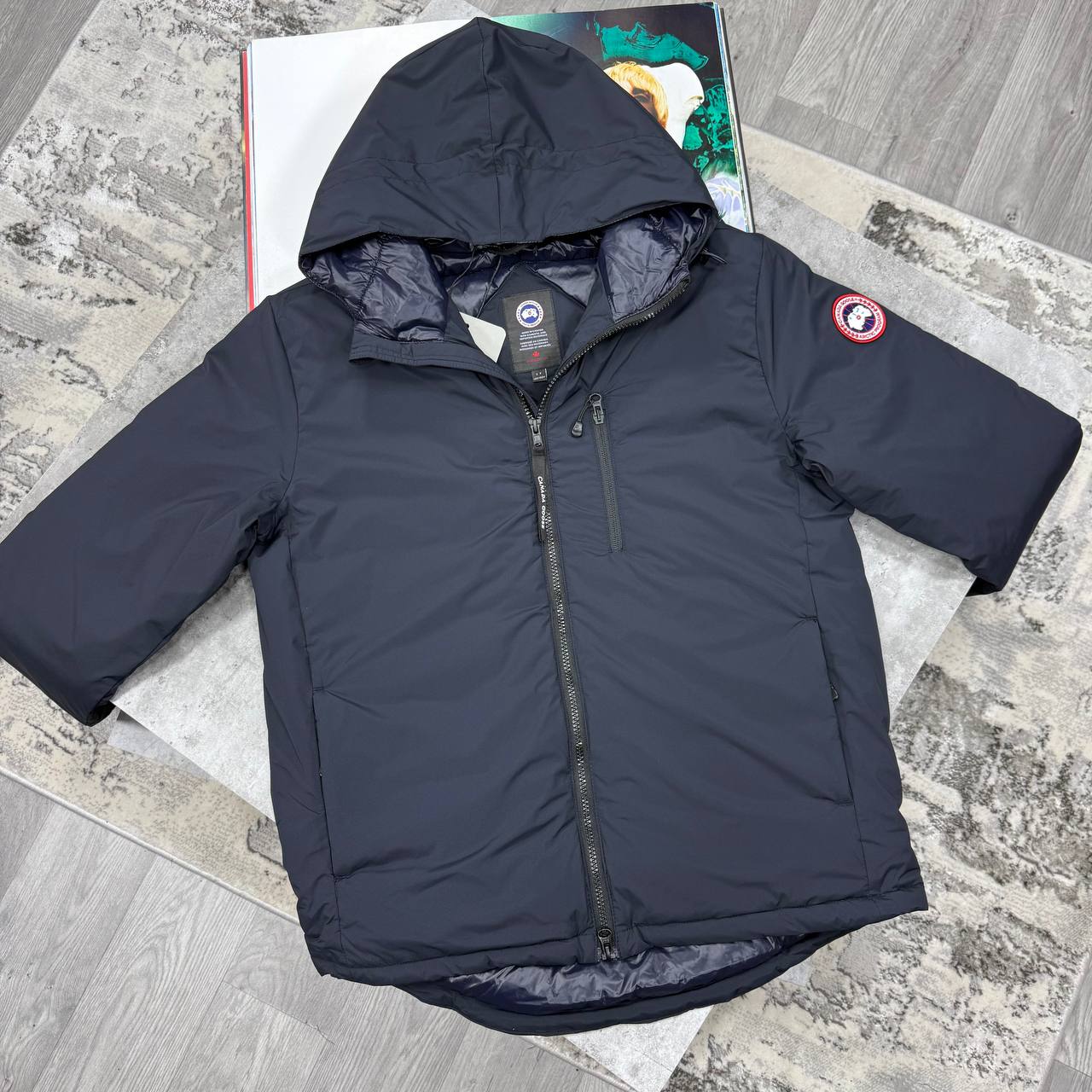 CG LODGE HOODIE JACKET - NAVY