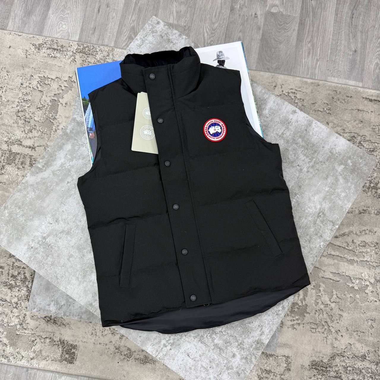CG GARSON GILET - BLACK