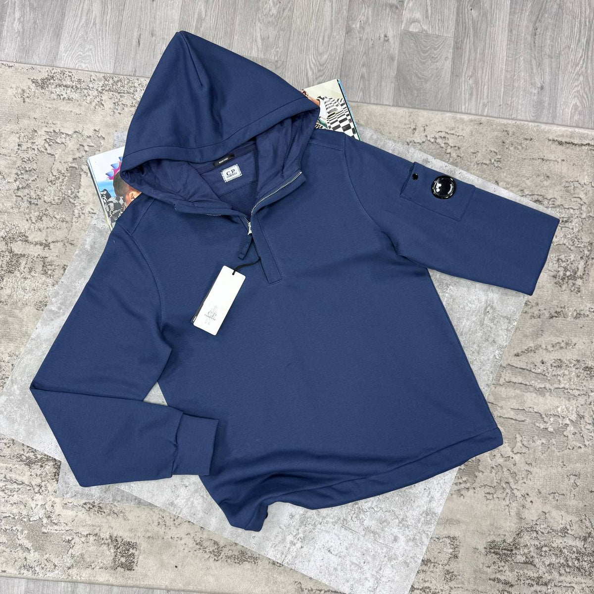CP HOODIE - NAVY