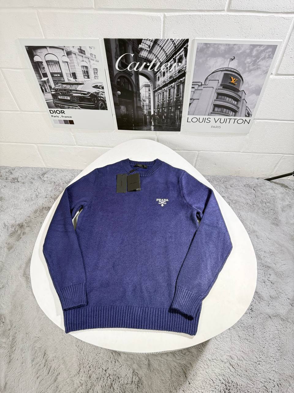 PRD MILANO CASHMERE JUMPERS - NAVY