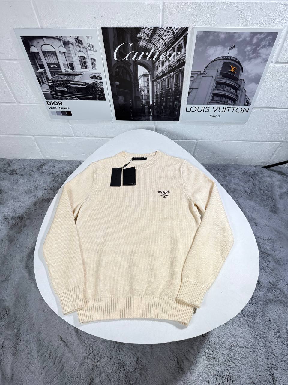PRD MILANO CASHMERE JUMPERS - BEIGE