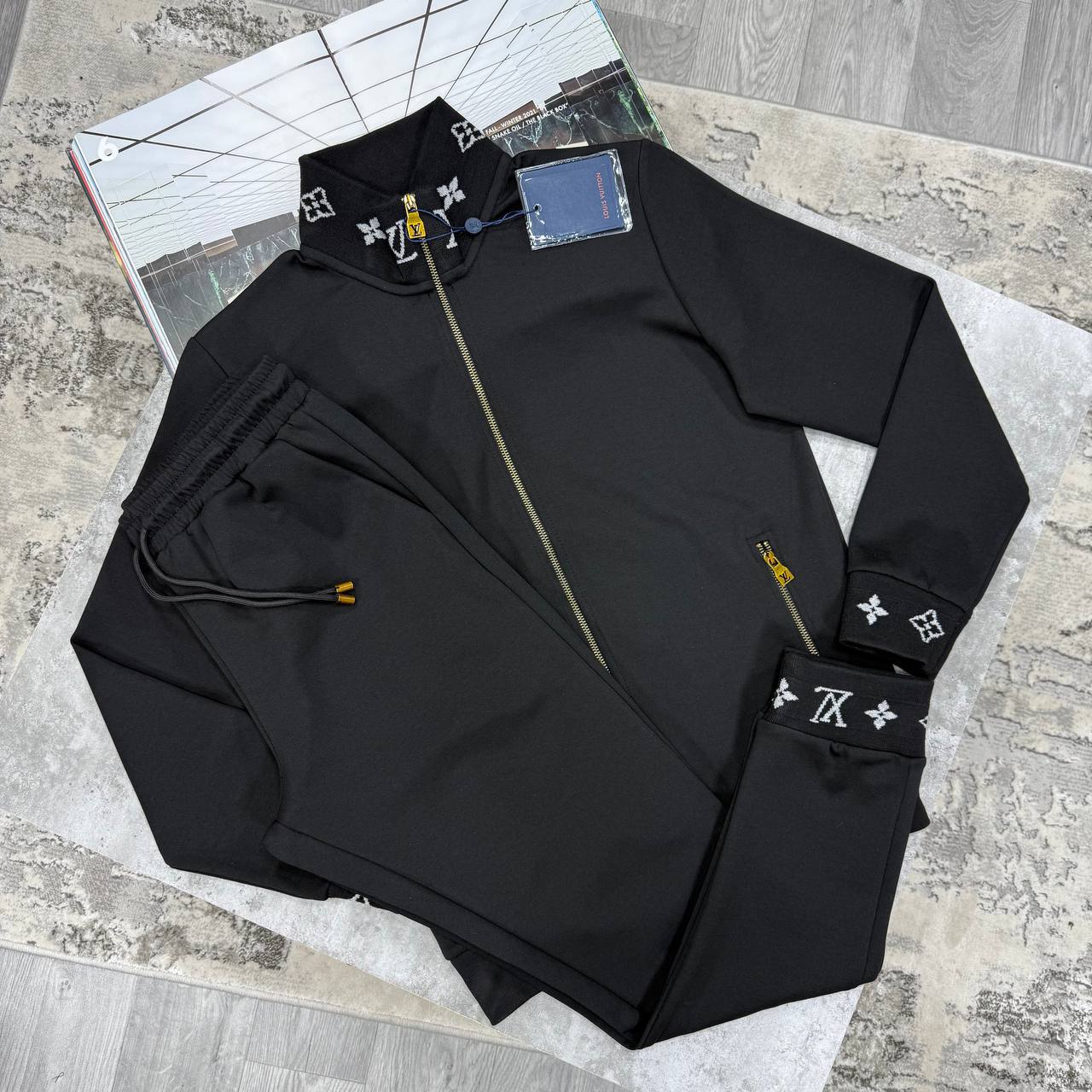LVE MONOGRAM TECHNICAL TRACKSUIT - BLACK