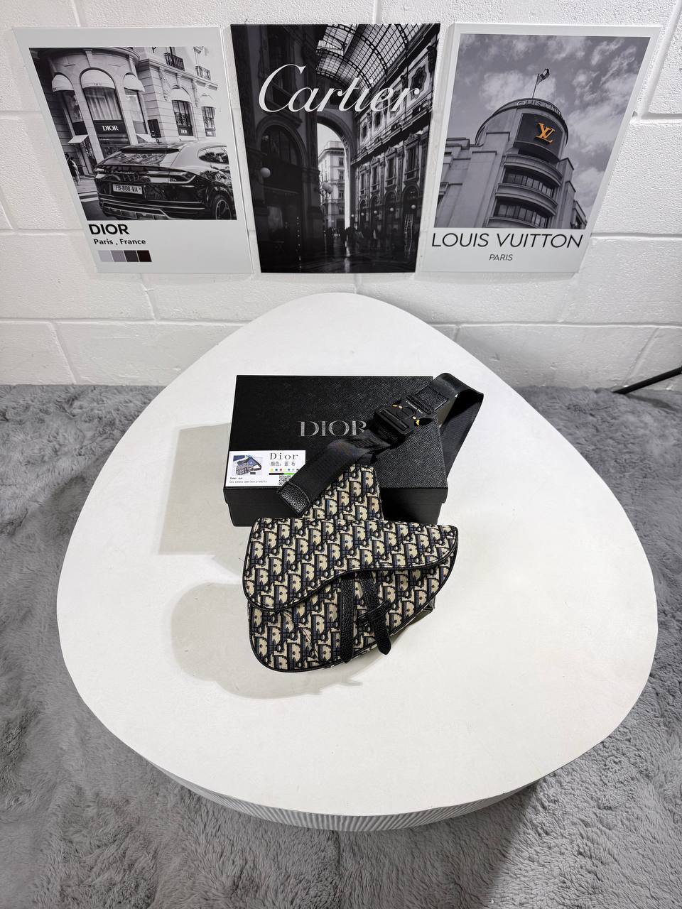 CD MEN'S SADDLE BAG - BLACK