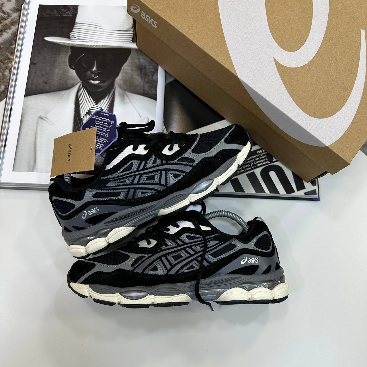 ACS GEL TRAINERS - BLACK/GREY
