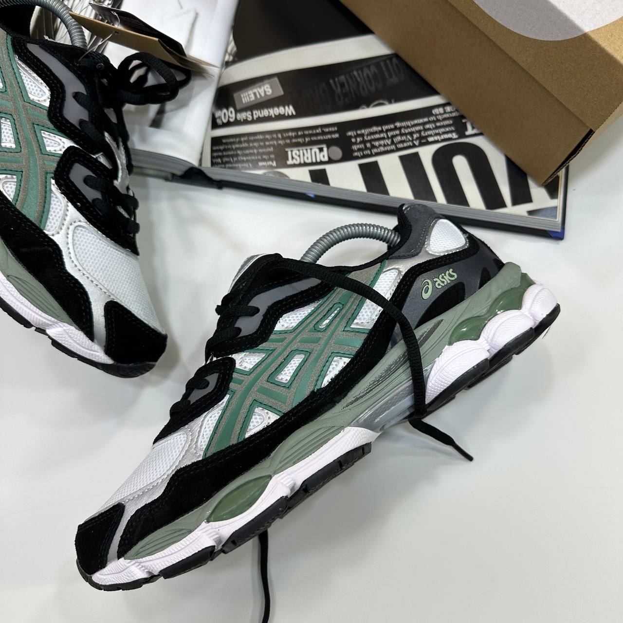 ACS GEL TRAINERS - WHITE/GLACIER/BLACK IVY