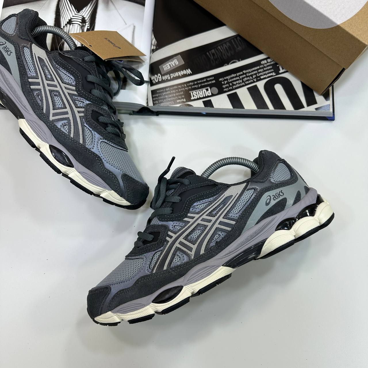 ACS GEL TRAINERS - OATMEAL OBSIDIAN GREY