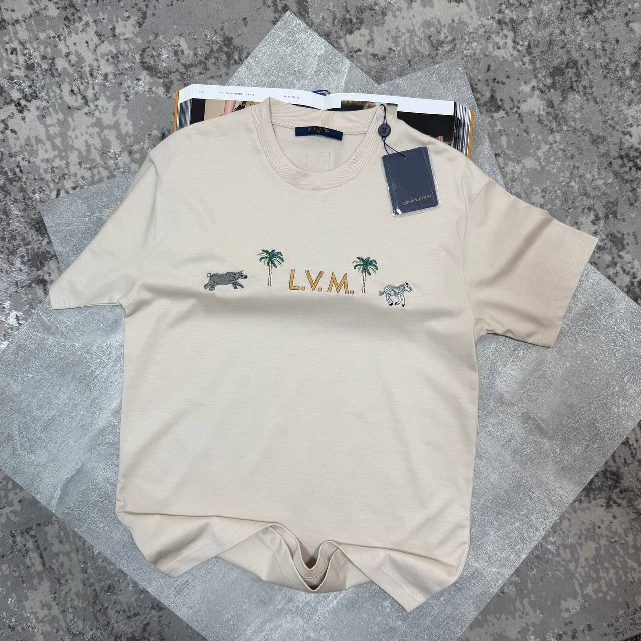 LVE DARJEELING TSHIRT - BEIGE