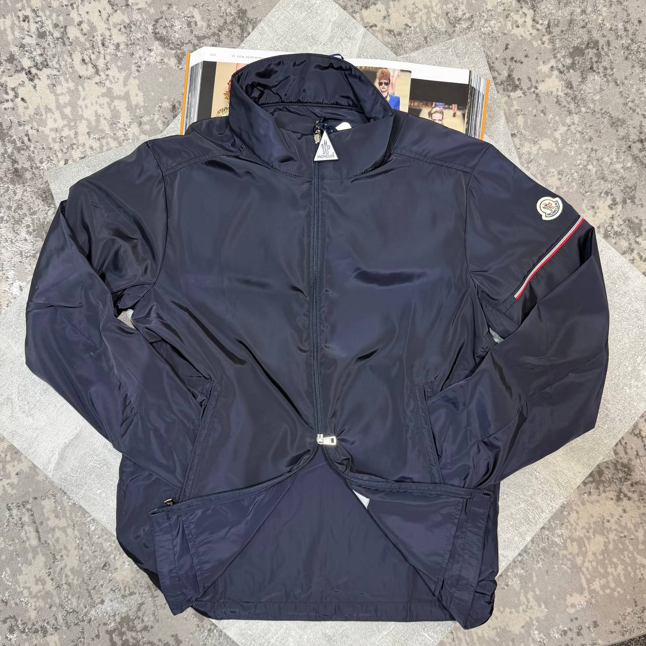 MNCLR RUINETTE NYLON JACKET - NAVY