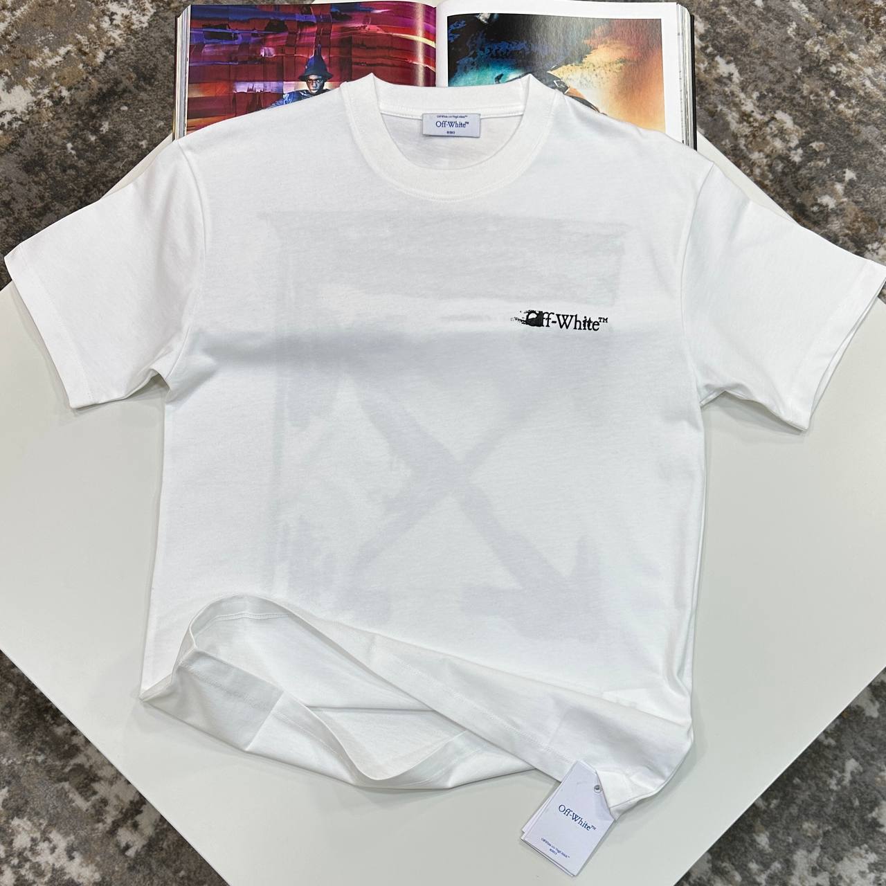 OW INK ARROW TSHIRT - WHITE