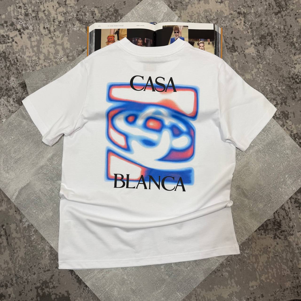 CB HEAT MAP COTTON TSHIRT - WHITE