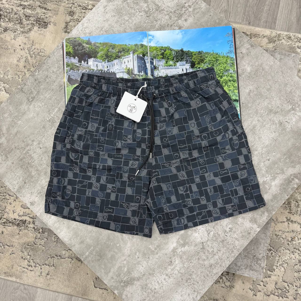 H SWIM SHORTS - NAVY