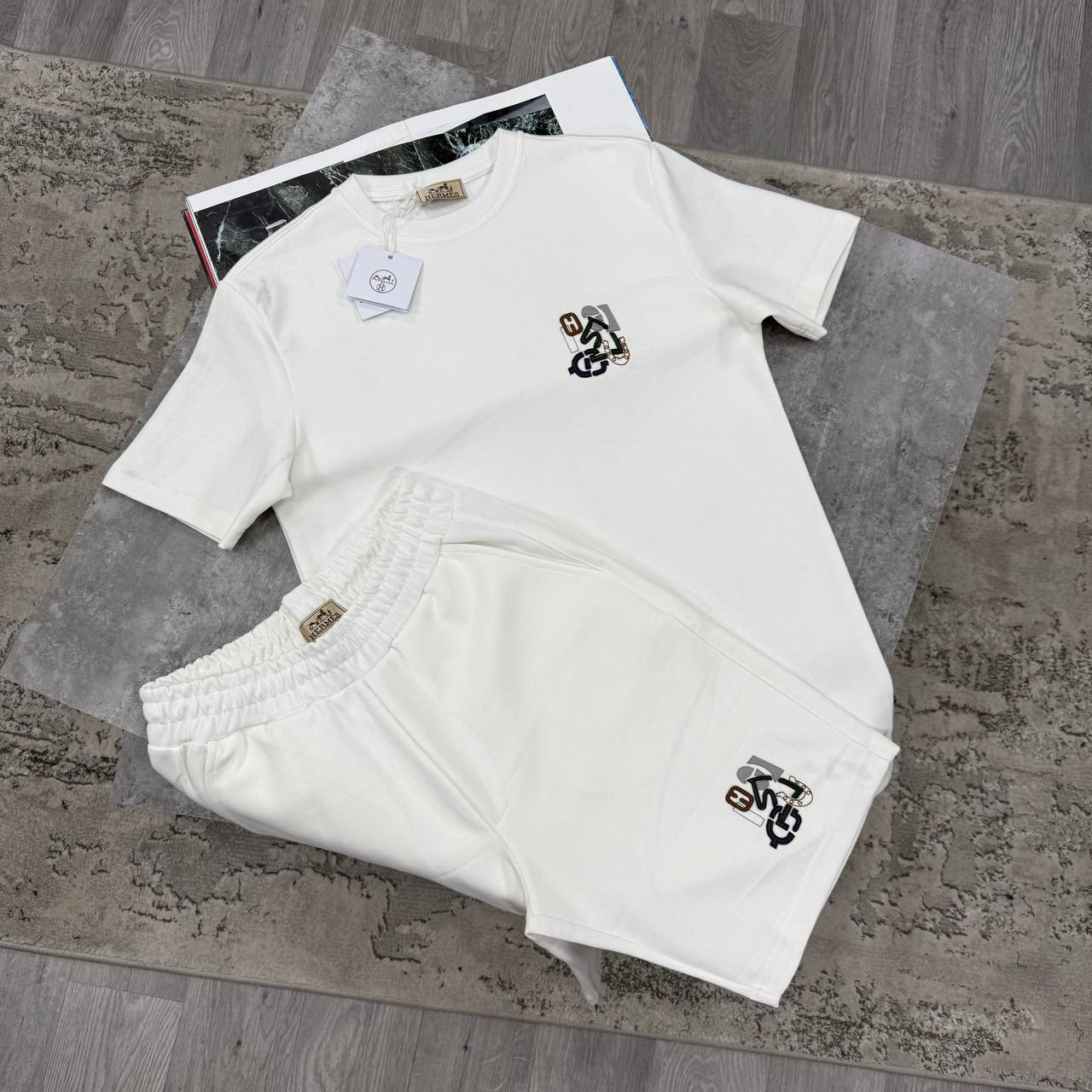 H SHORT SETS - WHITE