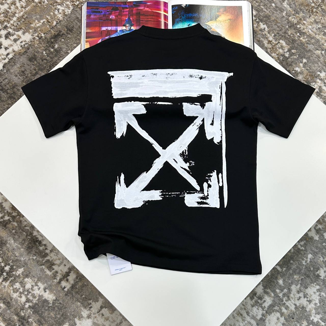 OW INK ARROW TSHIRT - BLACK