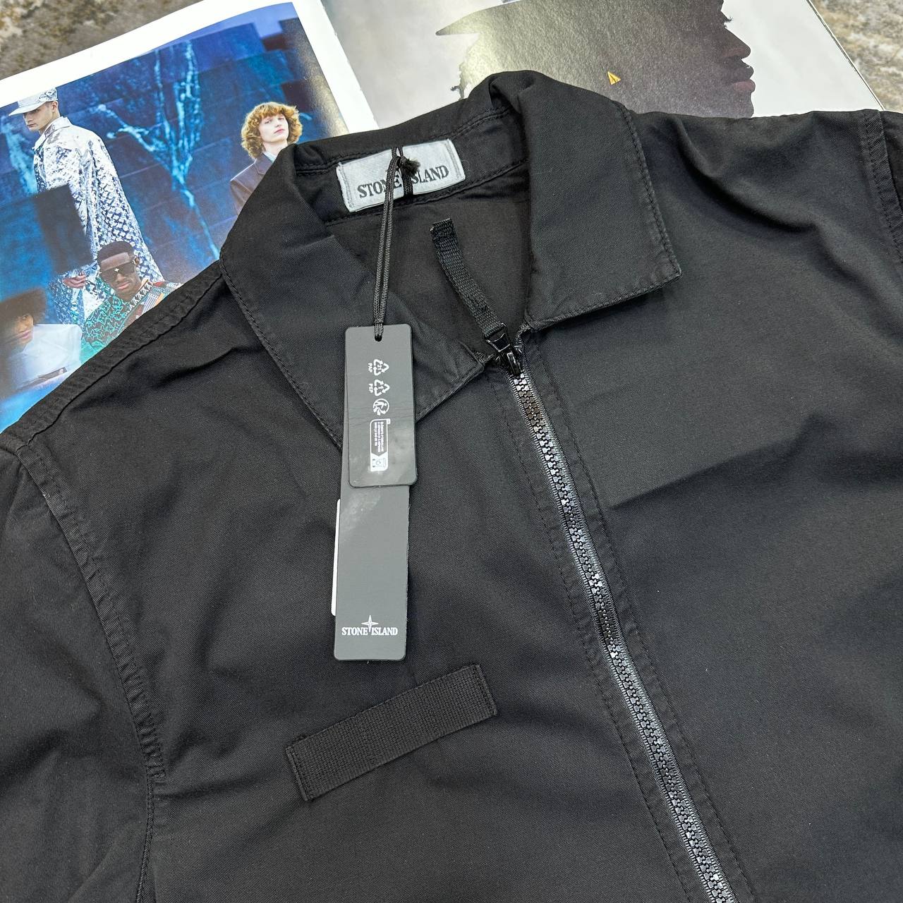 SI ORGANIC STRETCH OVERSHIRT - BLACK