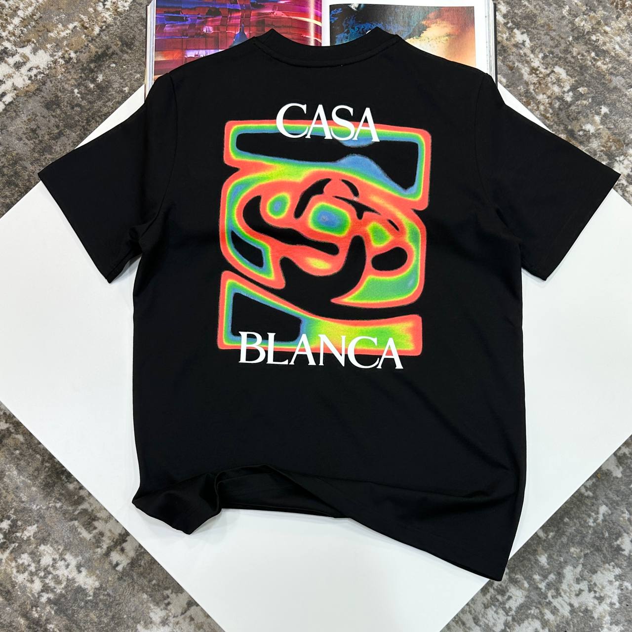 CASA HEAT MAP TSHIRT - BLACK