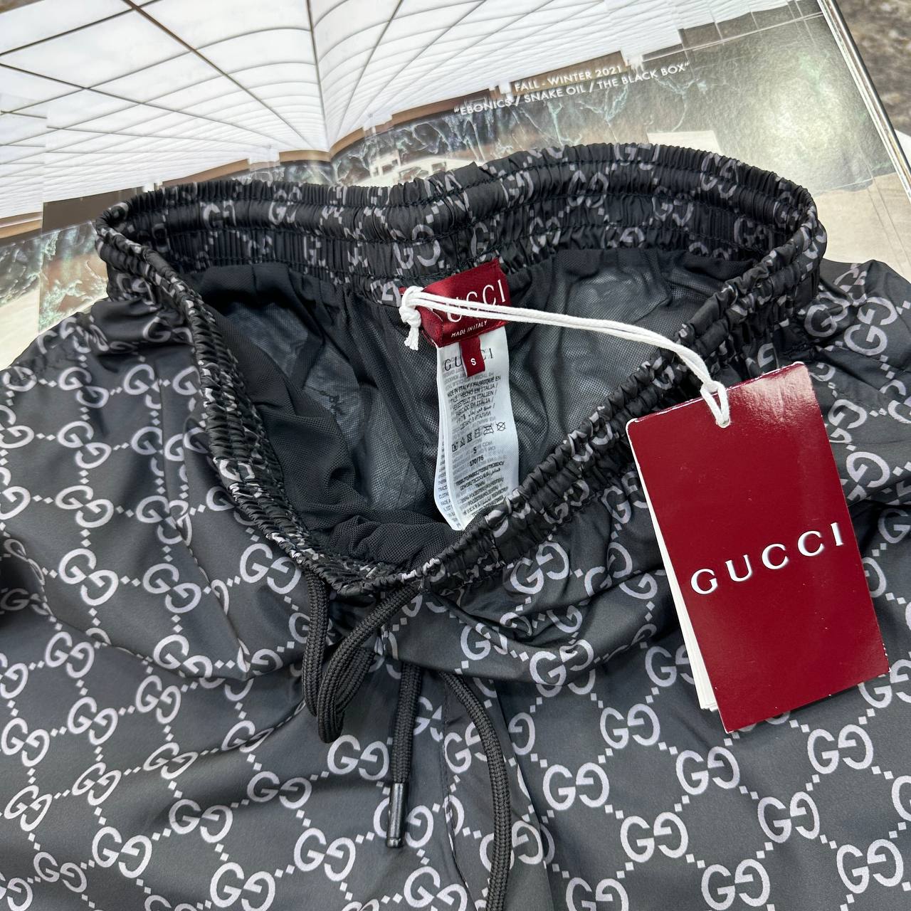 GCI SWIM SHORTS - BLACK
