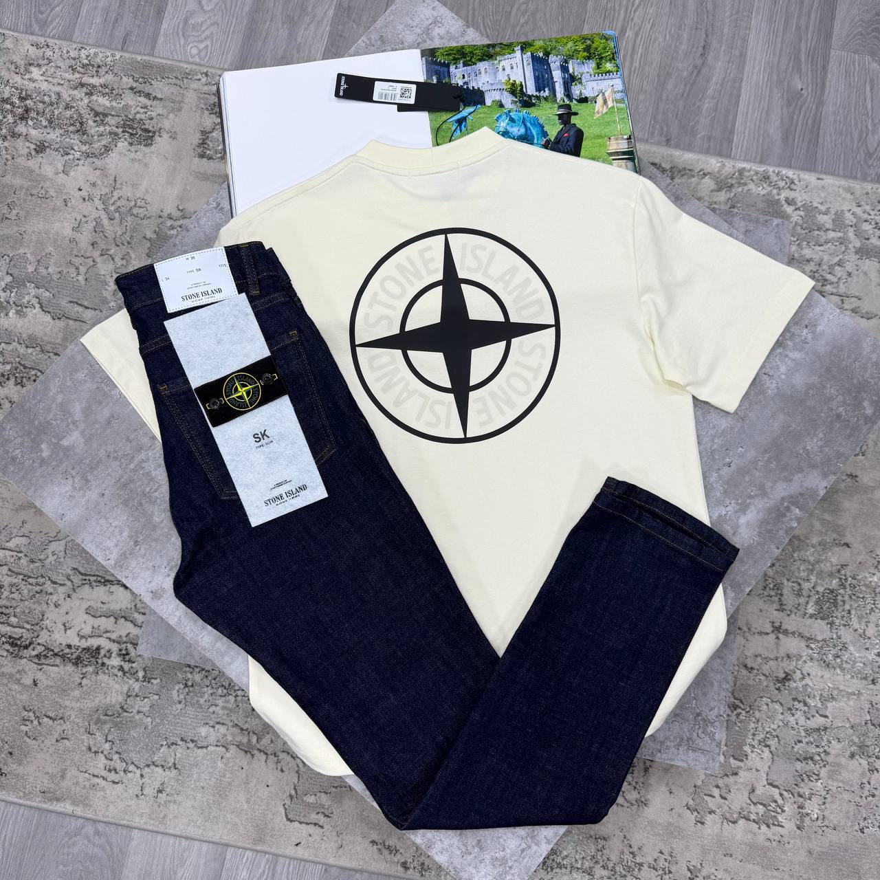 SI LOGO TSHIRT - IVORY