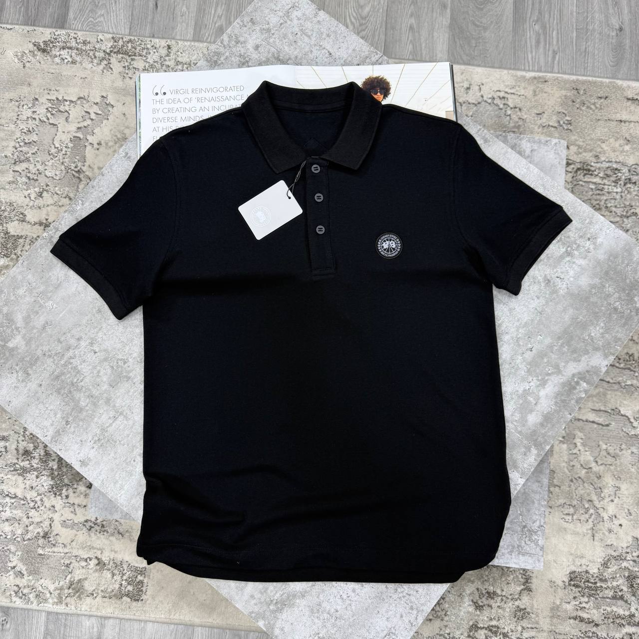 CG BLACK BADGE POLO - BLACK