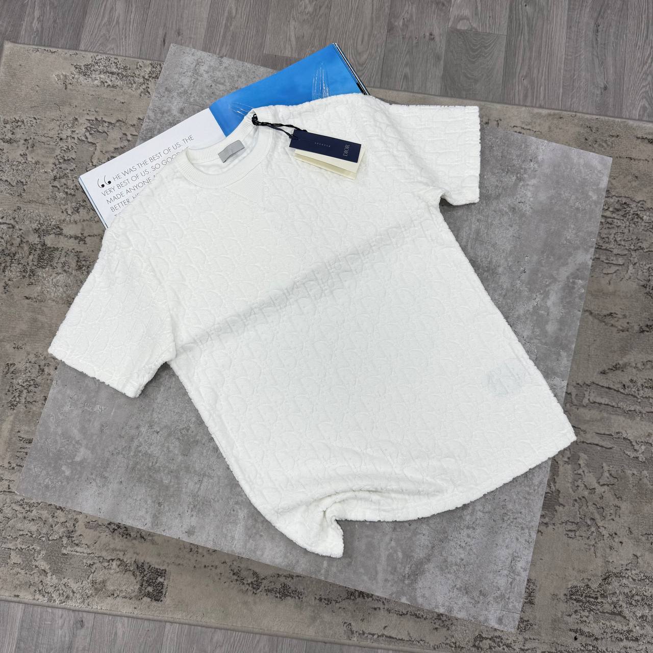 CD OBLIQUE TSHIRT - WHITE