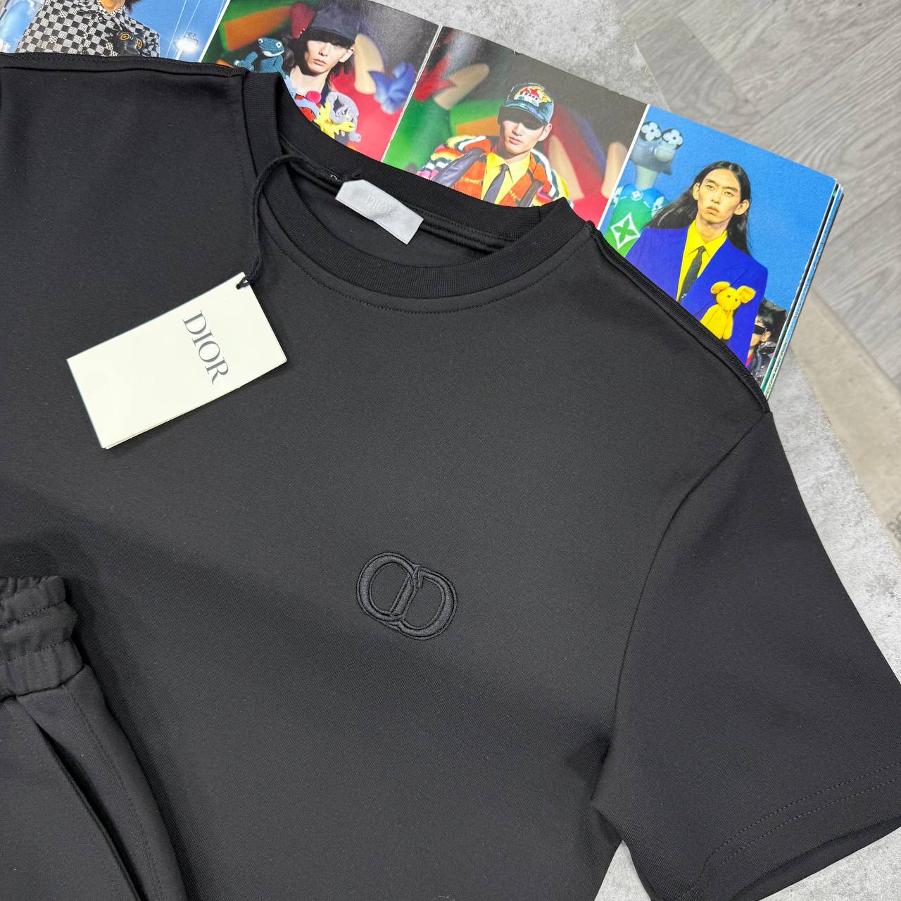 CD ICON SHORT SETS - BLACK