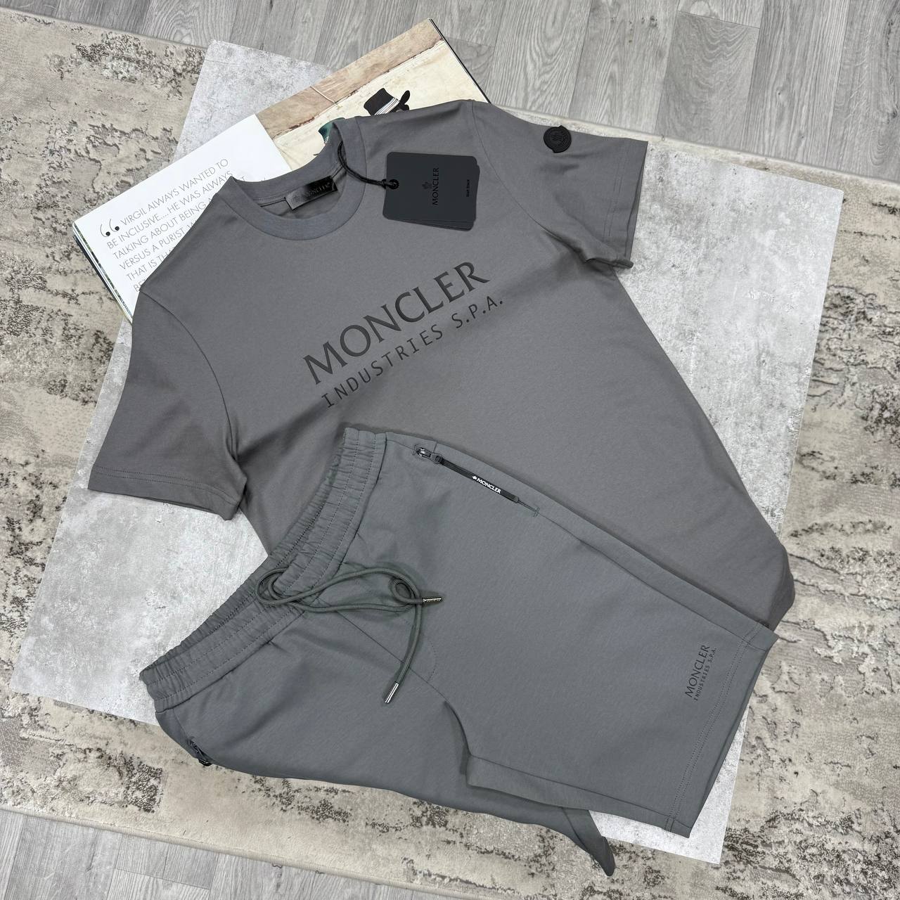 MNCLR SHORT SETS - CHARCOAL