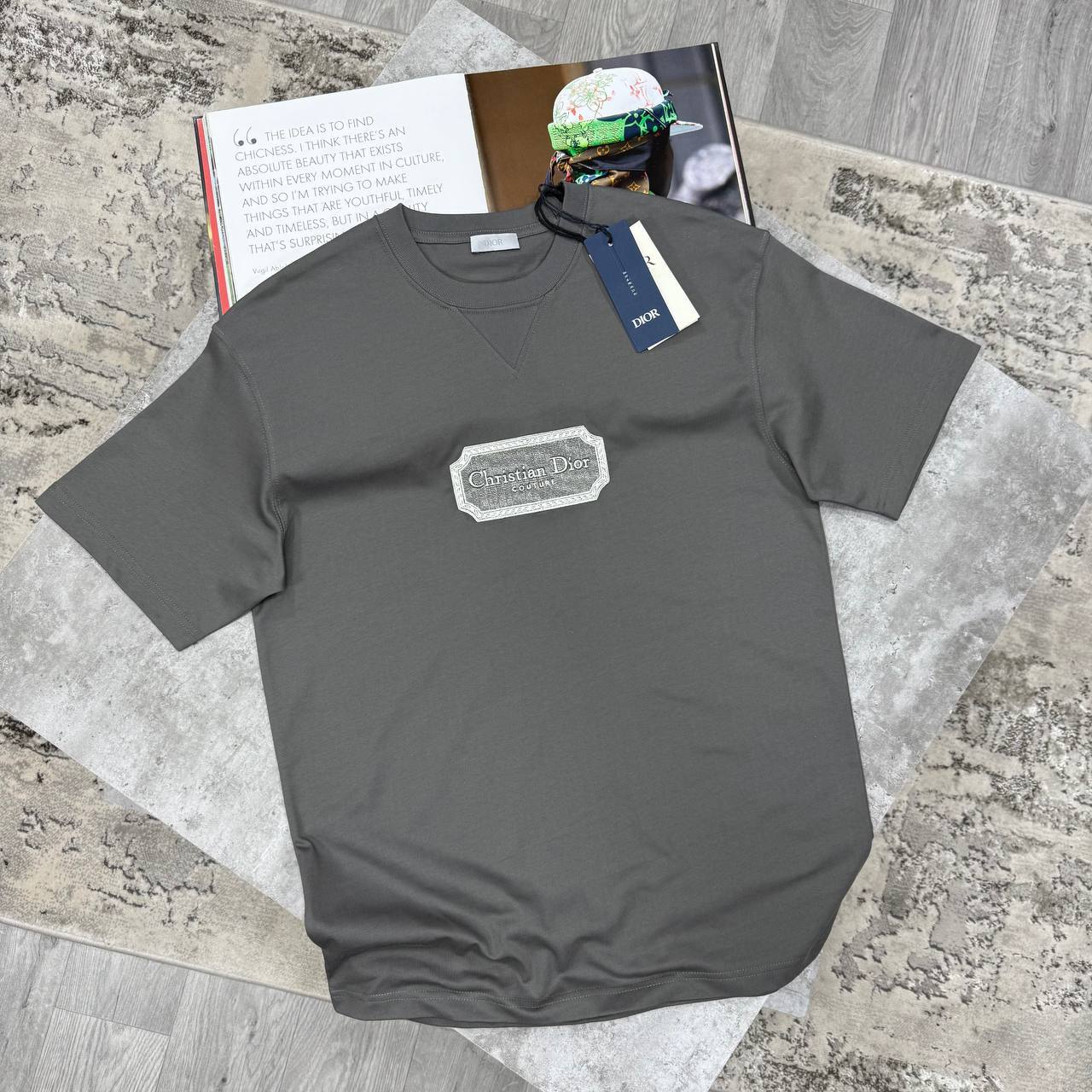 CD COUTURE TSHIRT - CHARCOAL