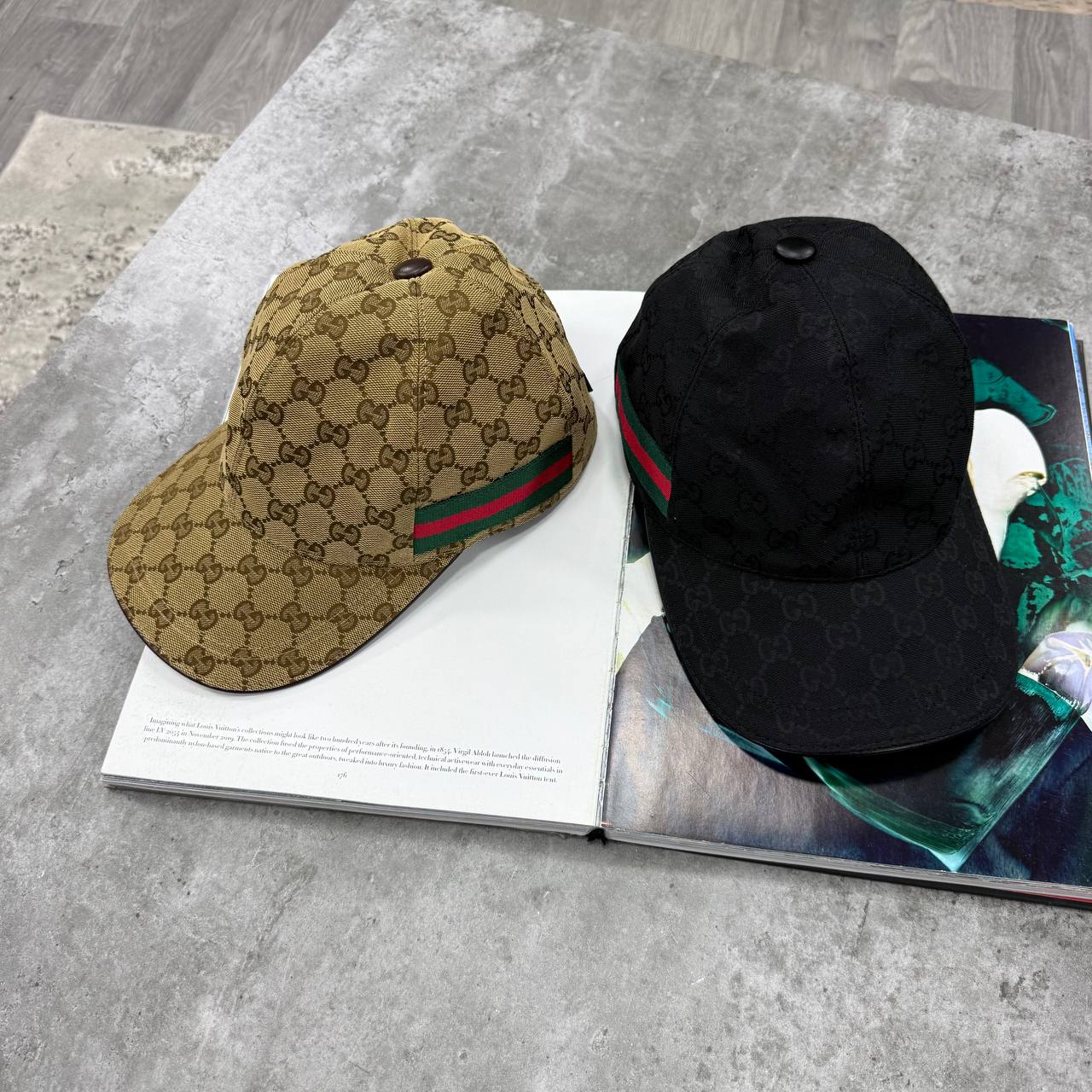 GCI BASEBALL CAP - BLACK / BROWN