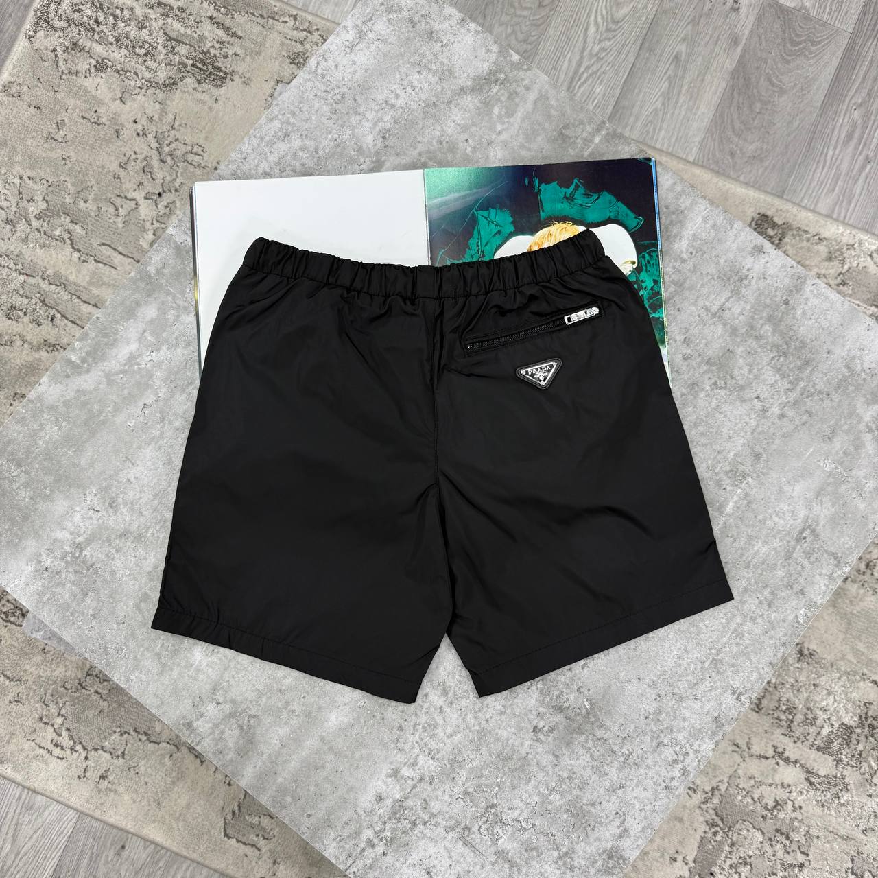 PDA SWIM SHORTS - BLACK