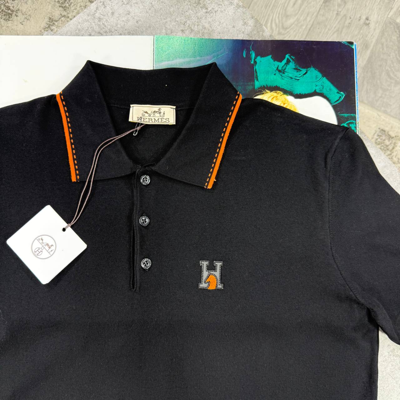 H POLO - BLACK