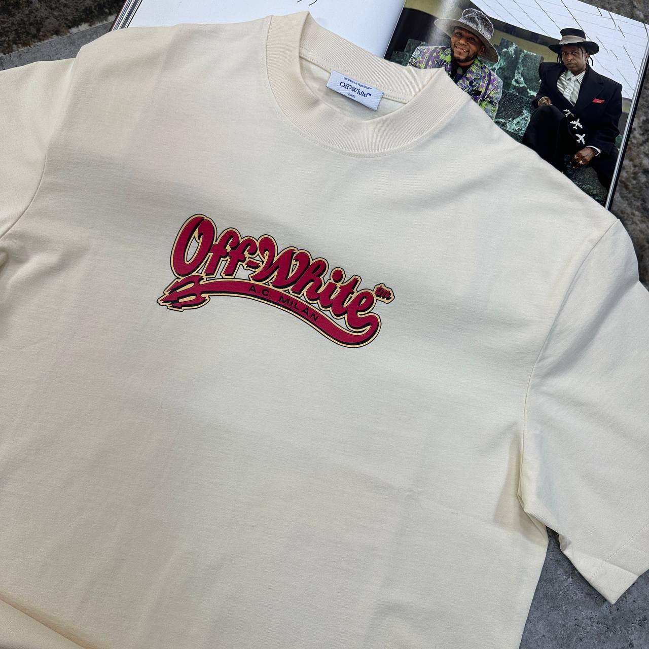 OW T SHIRT - BEIGE