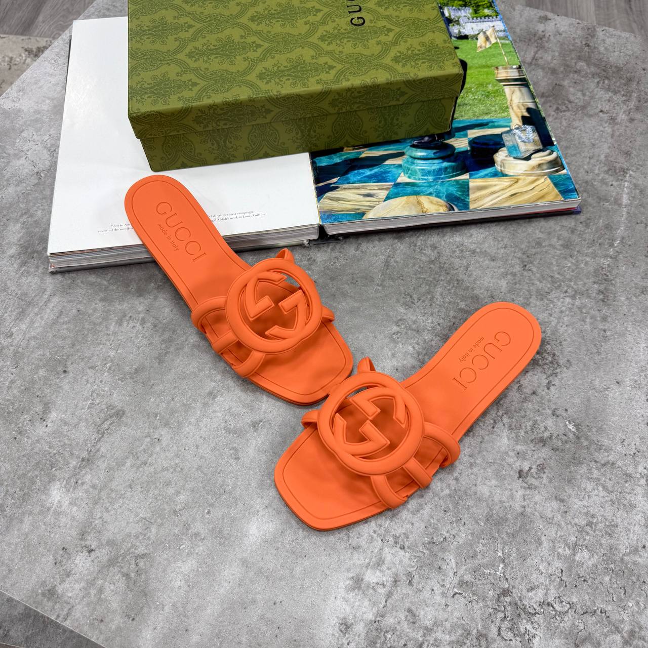 GCI SILICONE SANDALS - ORANGE
