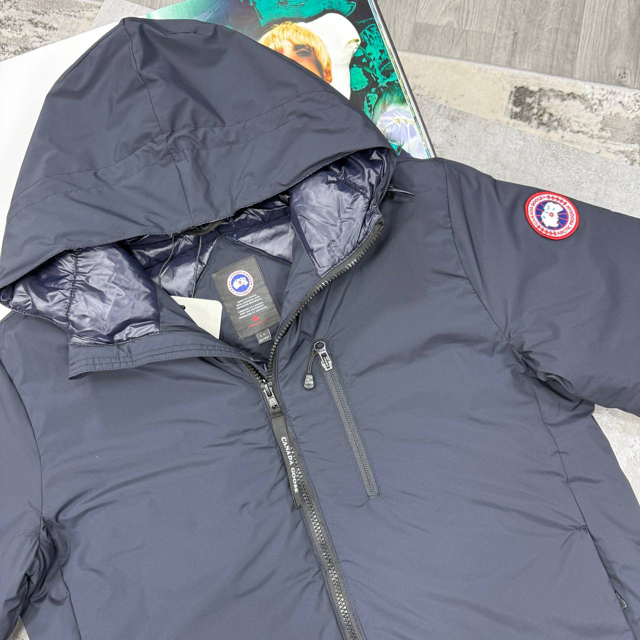 CG LODGE HOODIE JACKET - NAVY