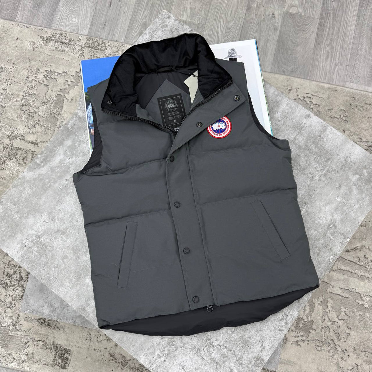 CG GARSON GILET - ANTHRACITE