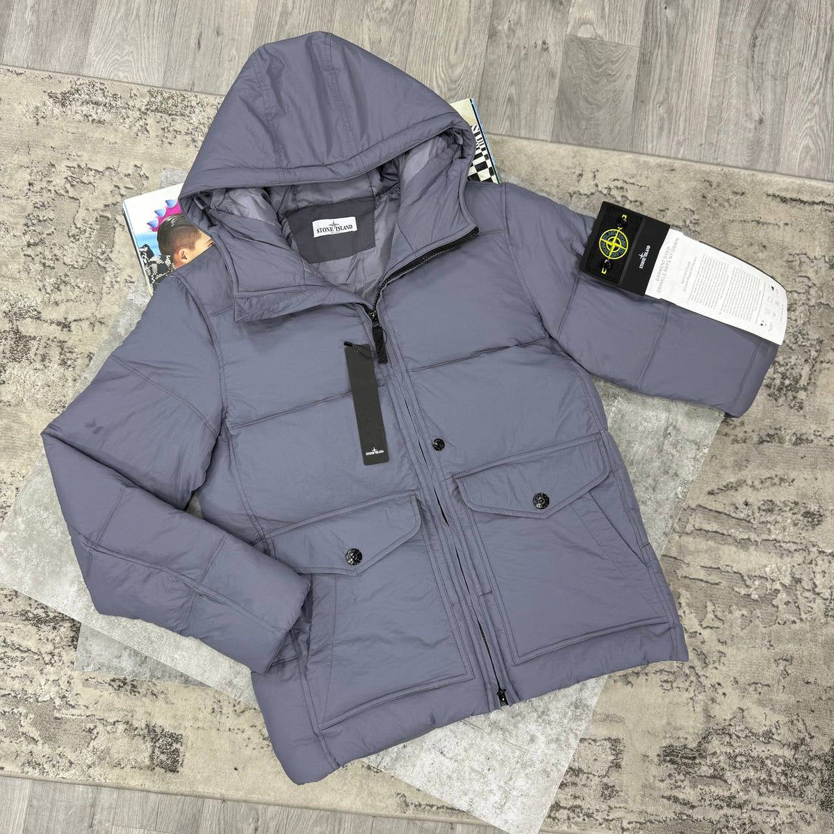 SI CRINKLE DOWN JACKET - GREY