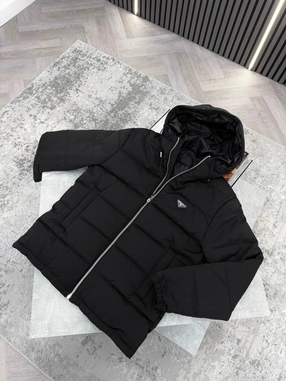 PDA PUFFER JACKET - BLACK