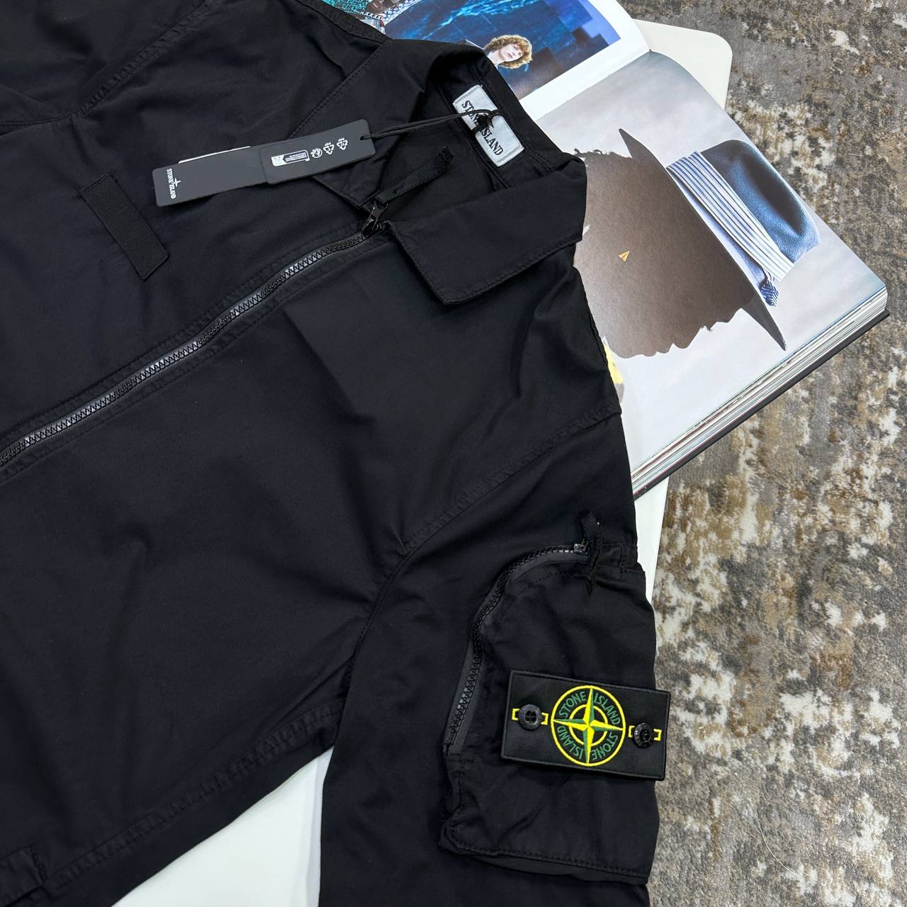 SI ORGANIC STRETCH OVERSHIRT - BLACK