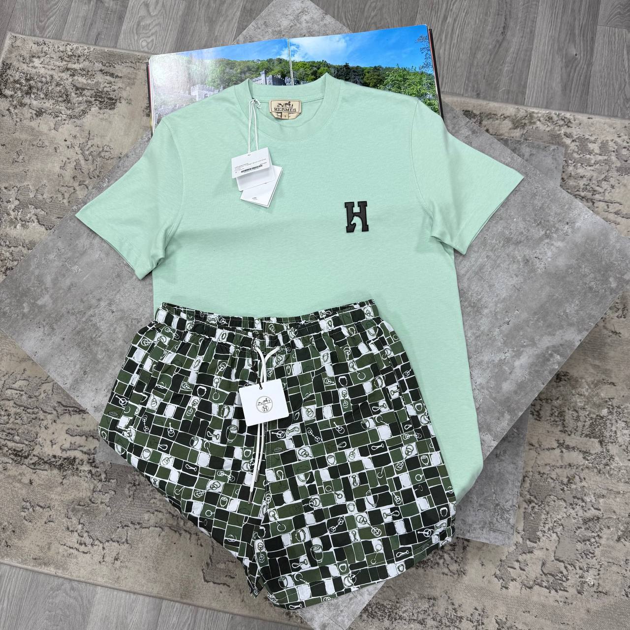 H SWIM SHORTS - GREEN