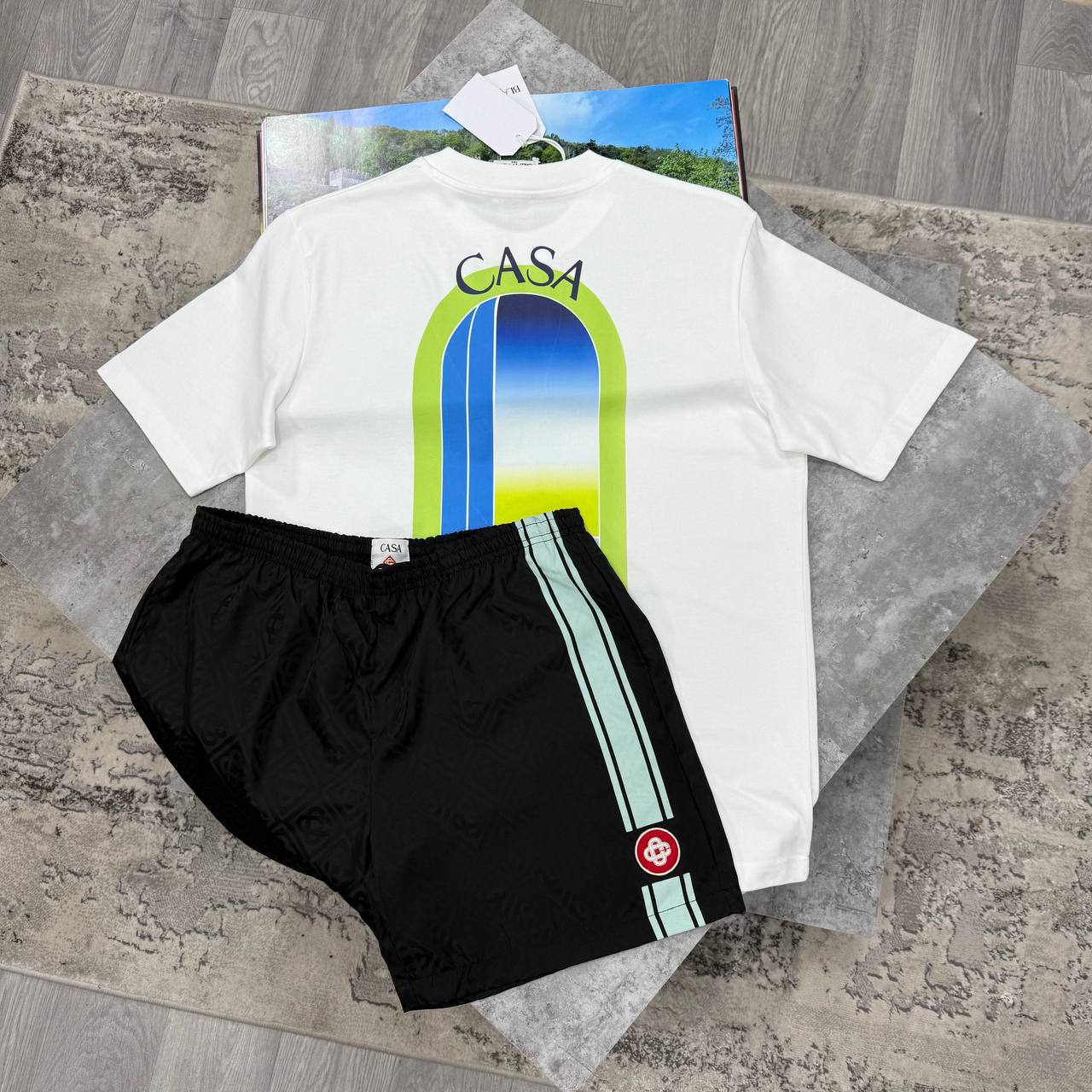 CB SHORT SETS - BLACK/ WHITE