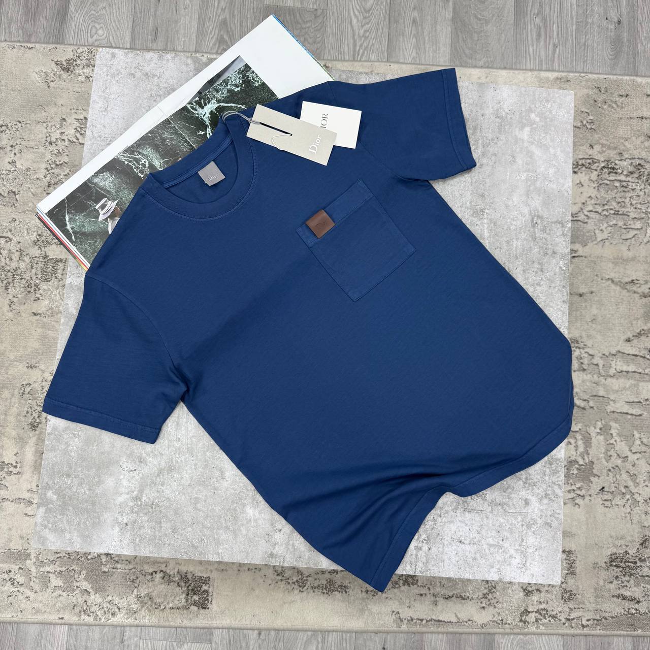 CD PATCH POCKET TSHIRT - BLUE