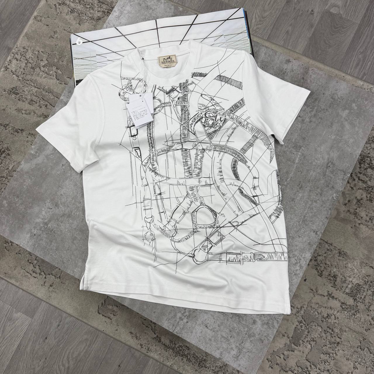 H CAVALCADOUR TSHIRT - WHITE